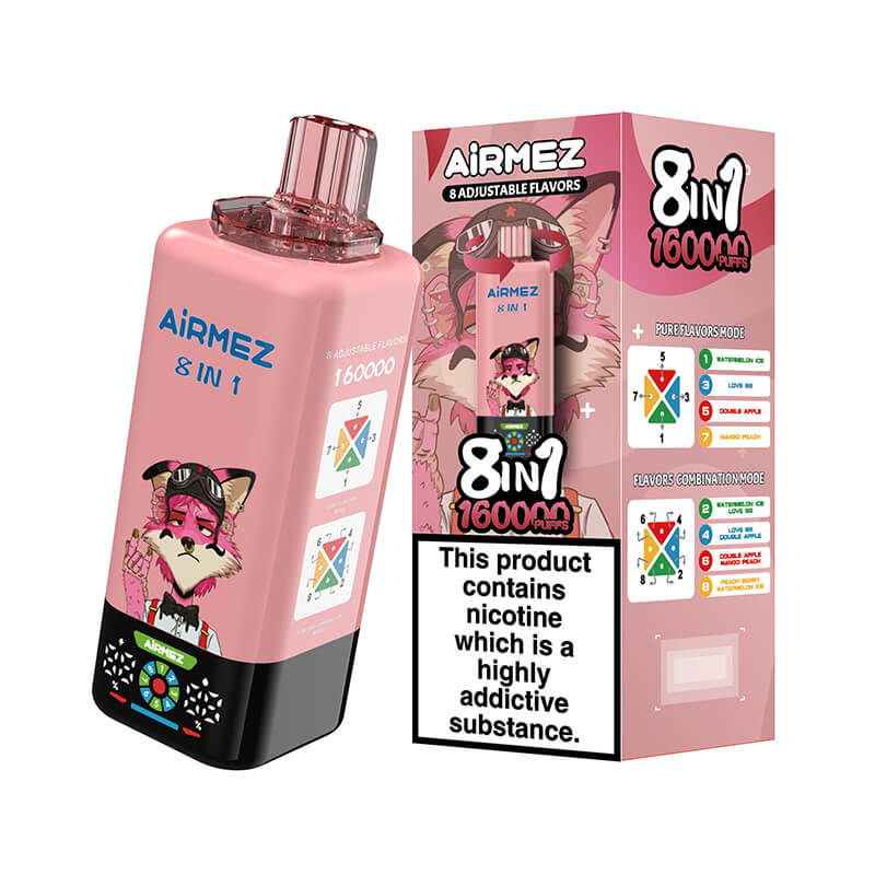 elfbar elfa kaufen Airmez 160000 Puffs 8in1 Disposable Vape 160K E-cigarettes Vaping