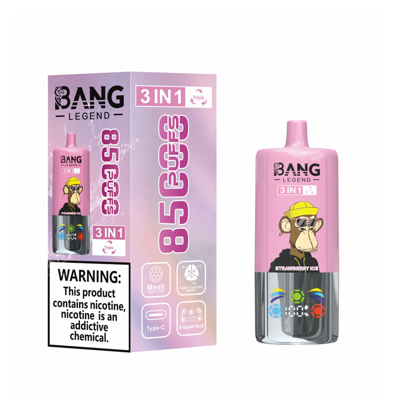Bang Legend 85000 Puffs 3in1 Disposable Vape