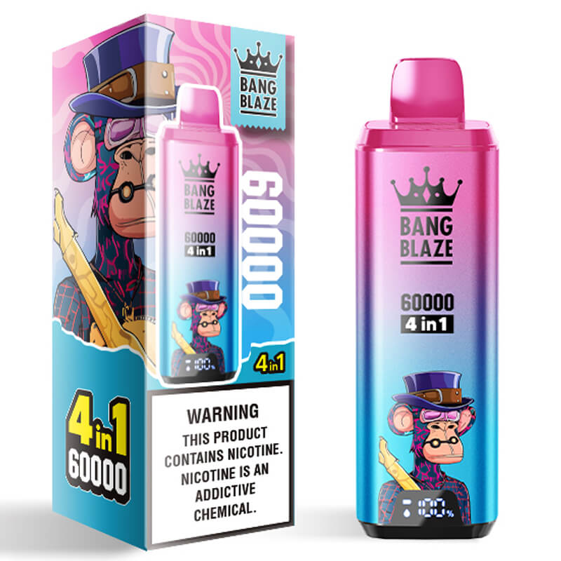 Bang Blaze 60000 Puffs 4in1 Flavors Disposable Vape 60K E-cigarettes | Vape Pen Bang Blaze 60000 Puffs 4in1 Flavors Disposable Vape 60K E-cigarettes | Vape Pen