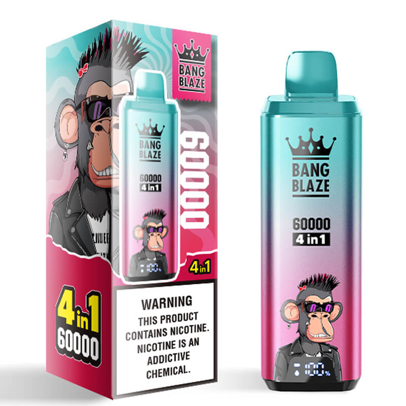 Bang Blaze 60000 Puffs 4in1 Flavors Disposable Vape