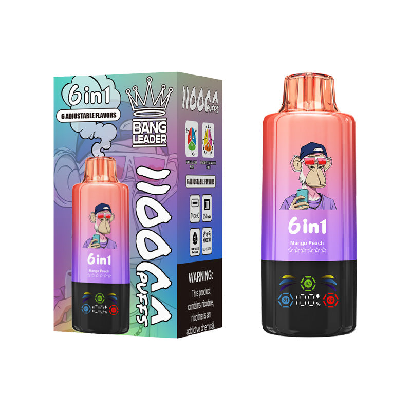 Bang Leader 110000 Puffs 6in1 Flavors Disposable Vape