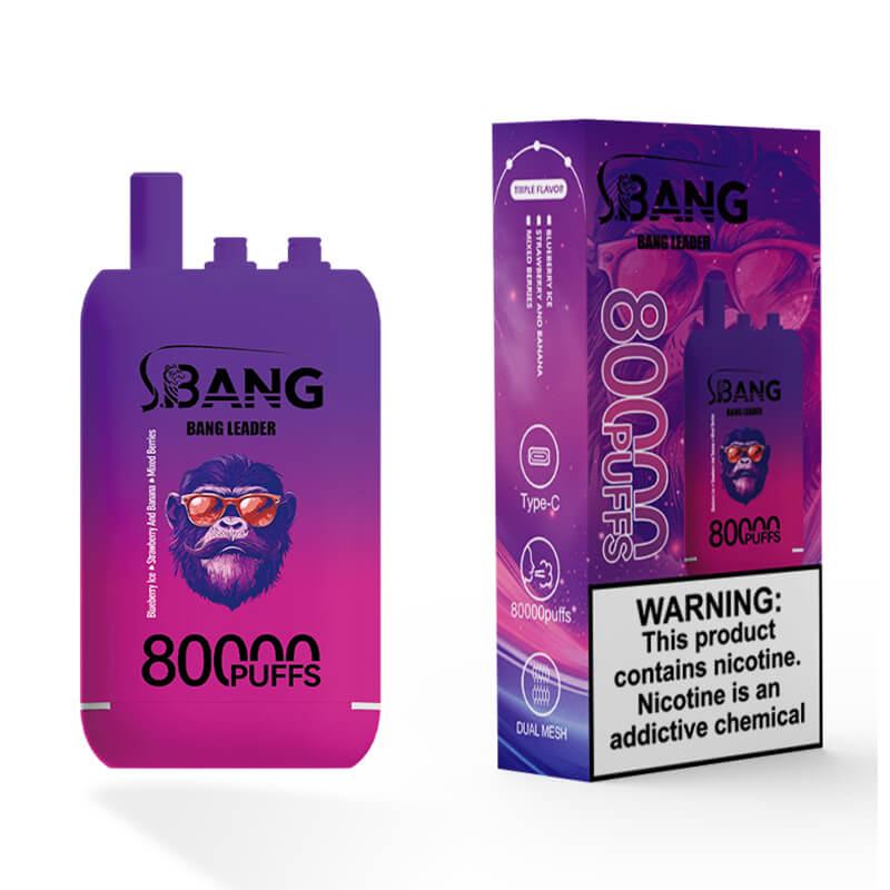 bang cigarette Bang Leader 80000 Puffs Triple Flavor Disposable Vape 80K E-cigarettes