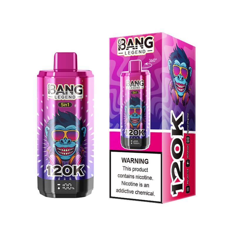Bang Legend 120000 Puffs 5in1 Flavors Disposable Vape