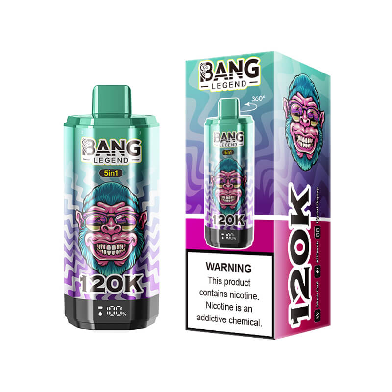 Bang Legend 120000 Puffs 5in1 Flavors Disposable Vape