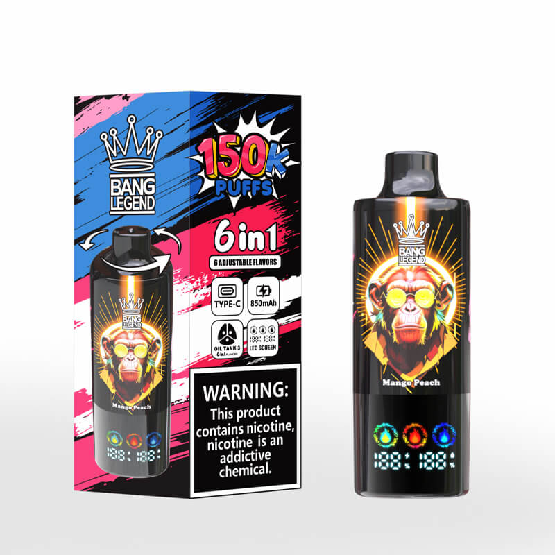 Bang Legend 150000 Puffs 6in1 Disposable Vape