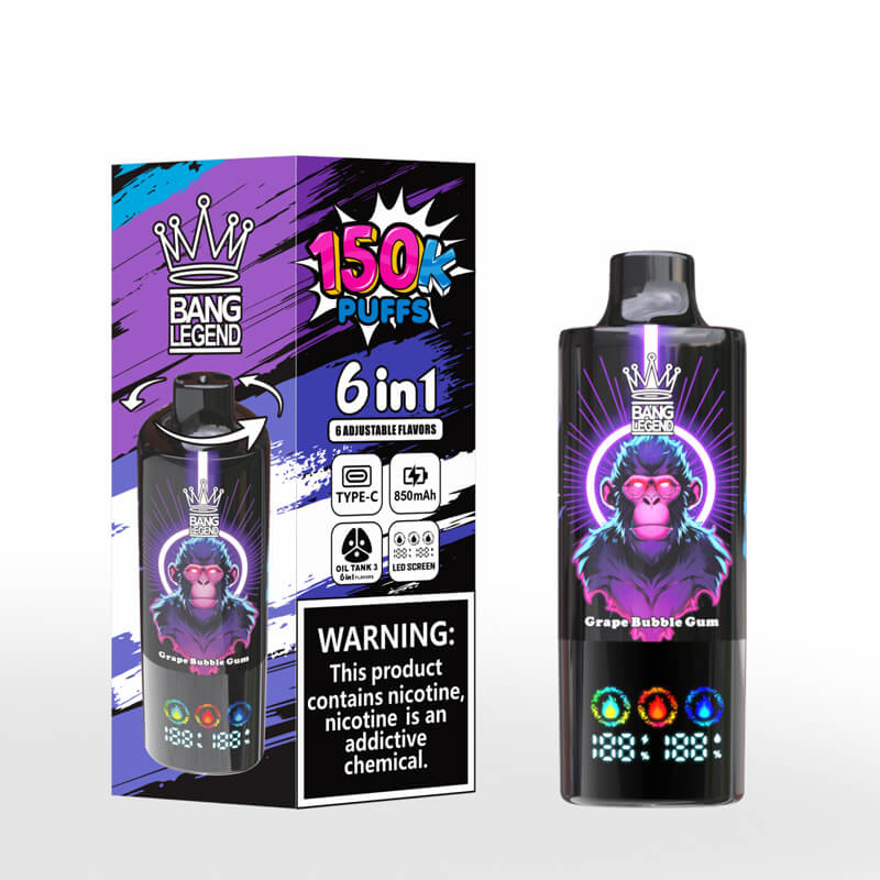 Bang Legend 150000 Puffs 6in1 Disposable Vape