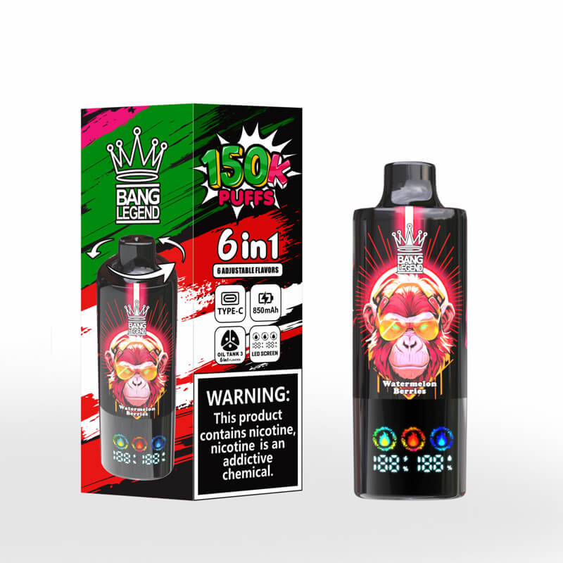 Bang Legend 150000 Puffs 6in1 Disposable Vape
