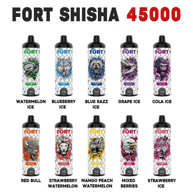 Savage Fort Shisha Hookah 45000 Puffs Disposable Vape 45K E-cigarettes