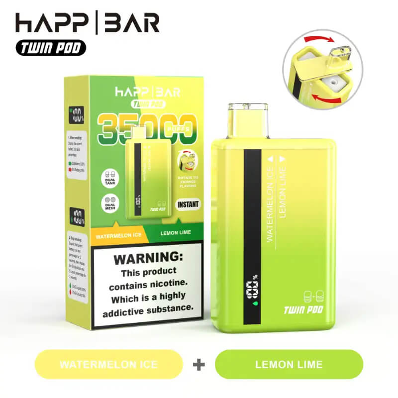 Happ Bar Twin Pod 35000 Puffs Disposable Vape