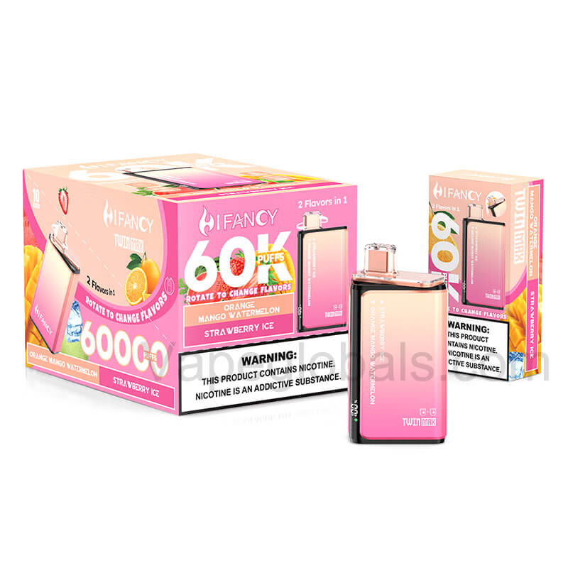 Hifancy Twin Max 60000 Puffs 2in1 Disposable Vape