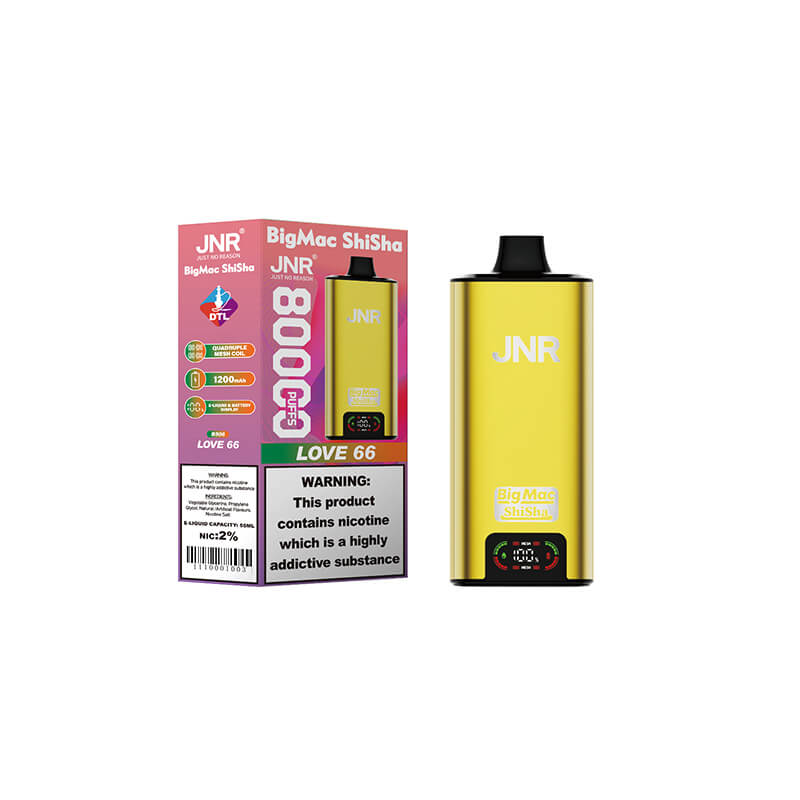 JNR Big Mac Shisha 80000 Puffs Disposable Vape