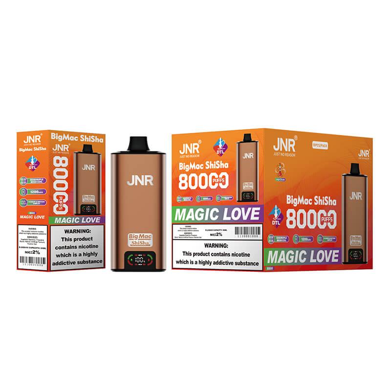 JNR Big Mac Shisha 80000 Puffs Disposable Vape