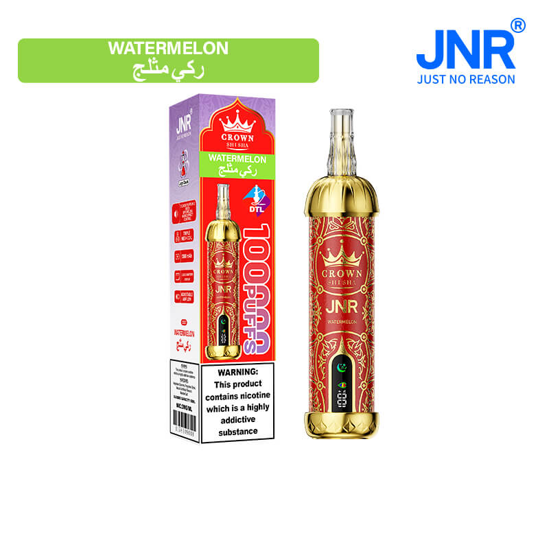 JNR Crown Shisha 100000 Puffs DTL Hookah Disposable Vape