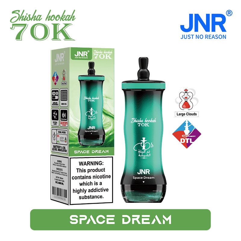 JNR Shisha Hookah 70000 Puffs Disposable Vape