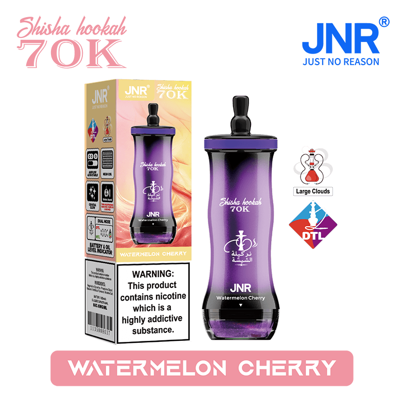 JNR Shisha Hookah 70000 Puffs DTL Hookah Disposable Vape