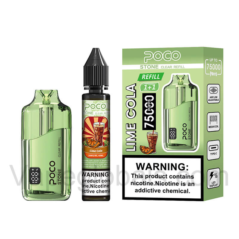 POCO STONE 75000 Puffs Refillable Disposable Vape
