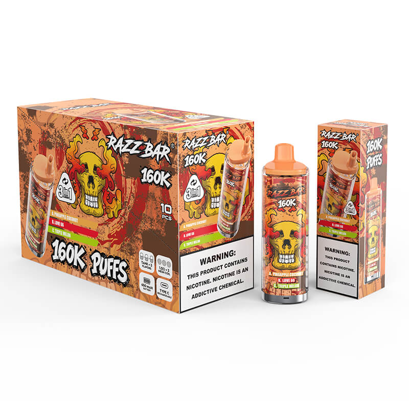 Razz Bar 160000 Puffs 3in1 Disposable Vape