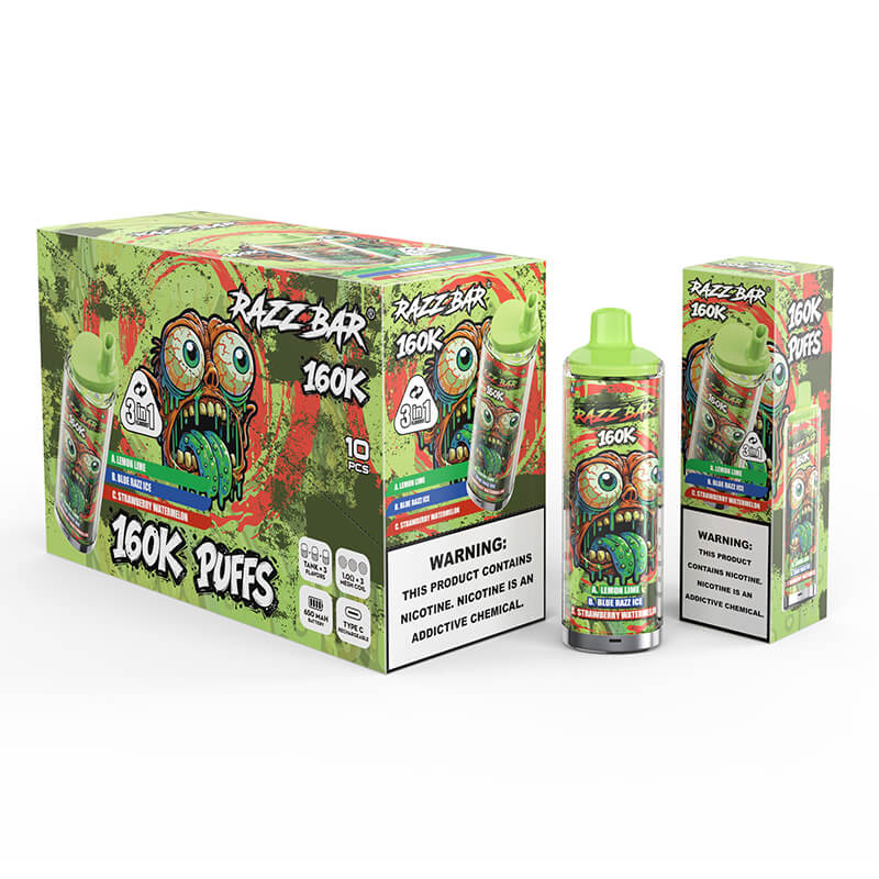 Razz Bar 160000 Puffs 3in1 Disposable Vape