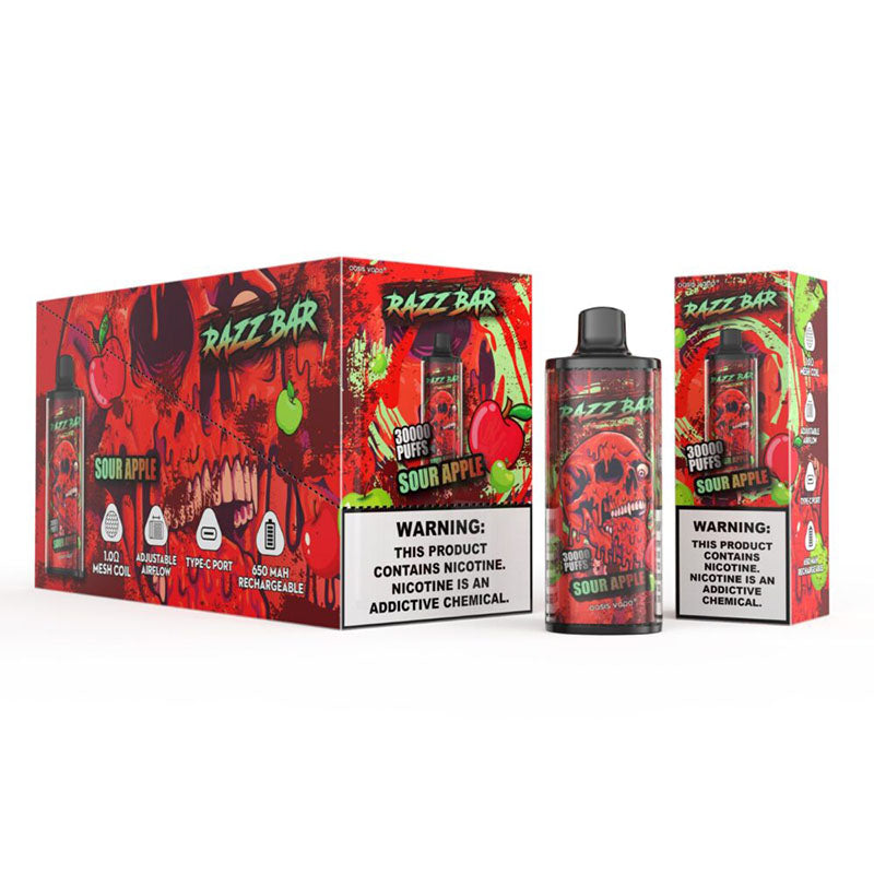Razz Bar 30000 Puffs Disposable Vape