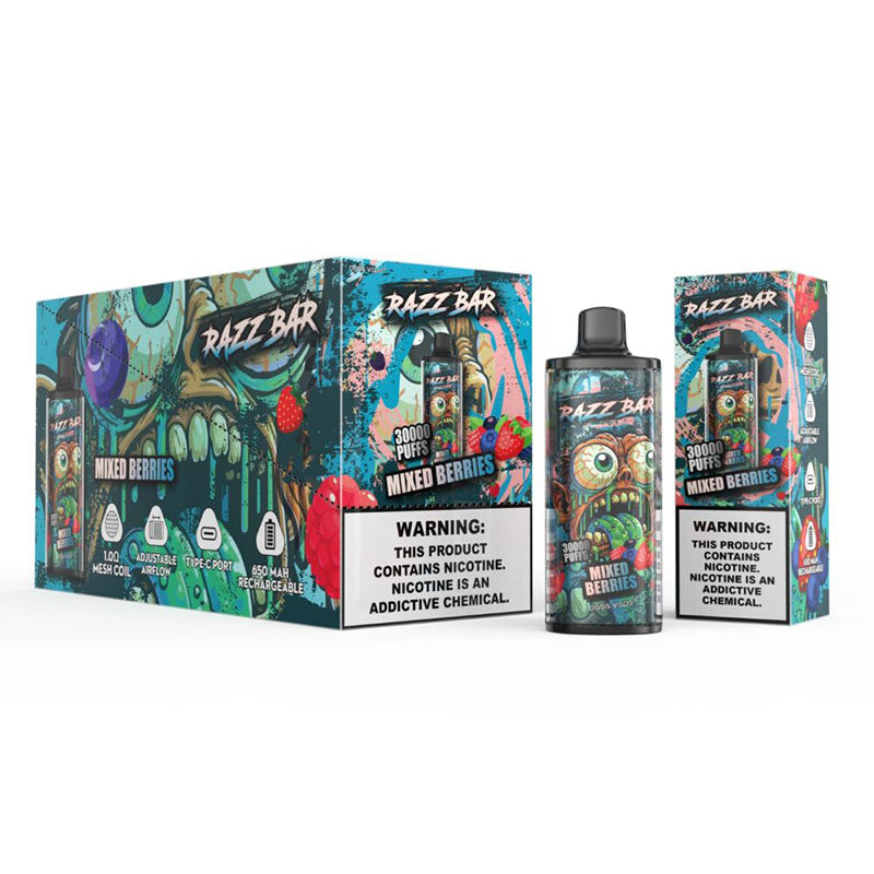 Razz Bar 30000 Puffs Disposable Vape