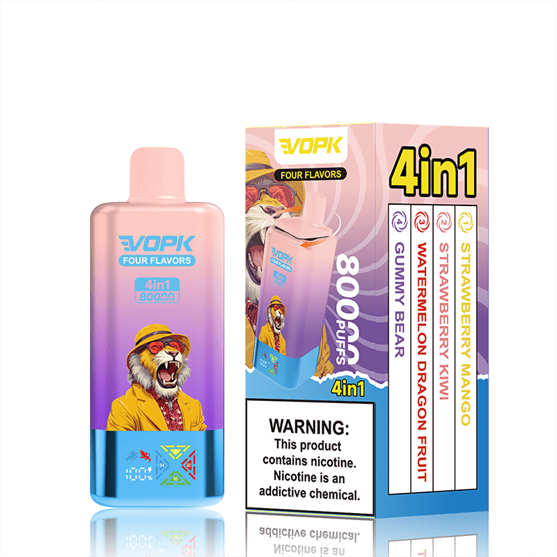 VOPK 80000 Puffs 4in1 Flavors Disposable Vape