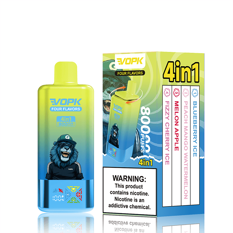 VOPK 80000 Puffs 4in1 Flavors Disposable Vape