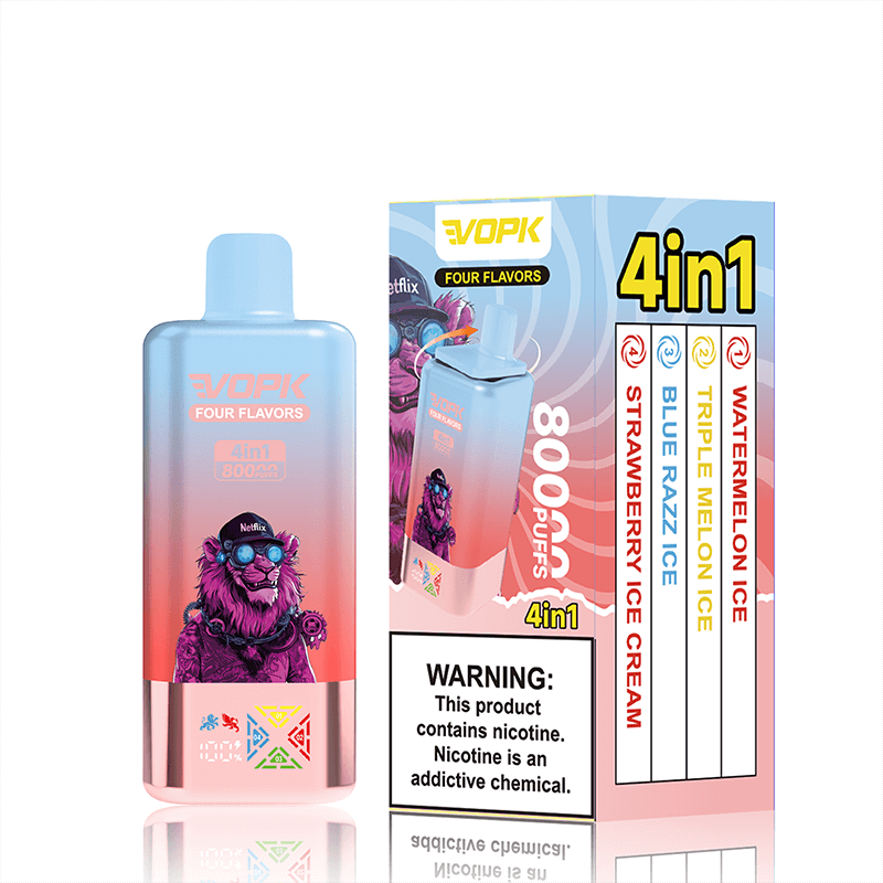 VOPK 80000 Puffs 4in1 Flavors Disposable Vape