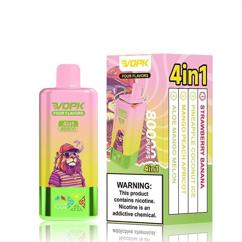 VOPK 80000 Puffs 4in1 Flavors Disposable Vape