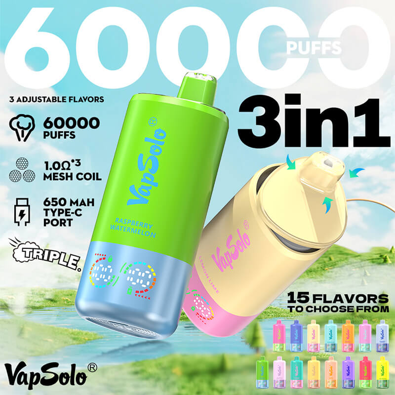 Vapsolo Triple 60000 Puffs Disposable Vape