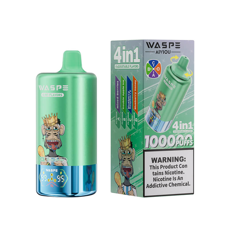 WASPE 100000 Puffs 4in1 Flavors Disposable Vape