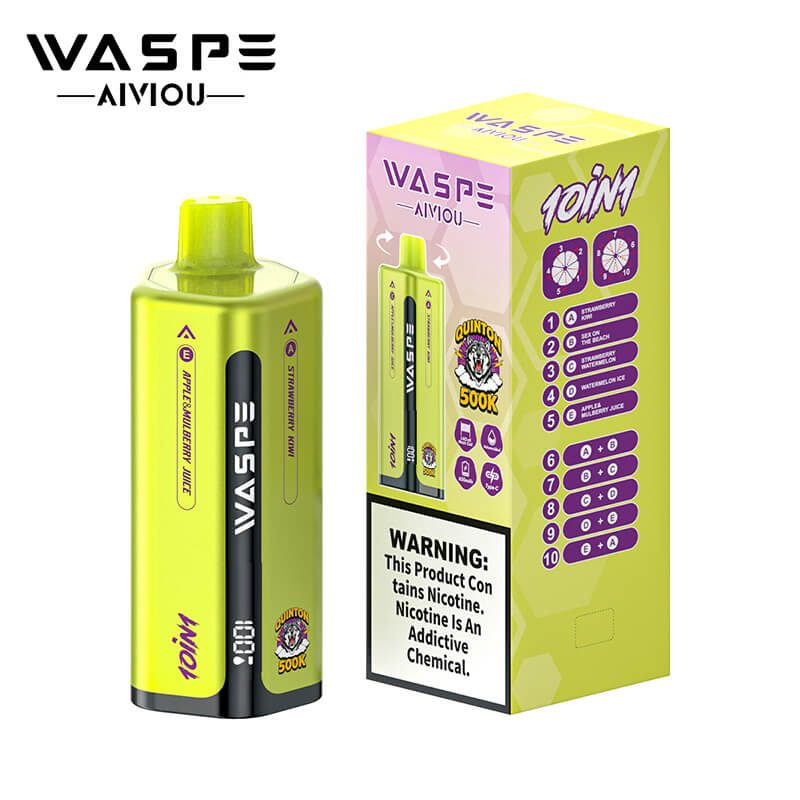 WASPE 10In1 Quinton 500000 Puffs Disposable Vape