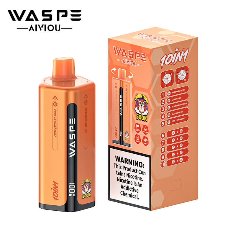 WASPE 10In1 Quinton 500000 Puffs Disposable Vape