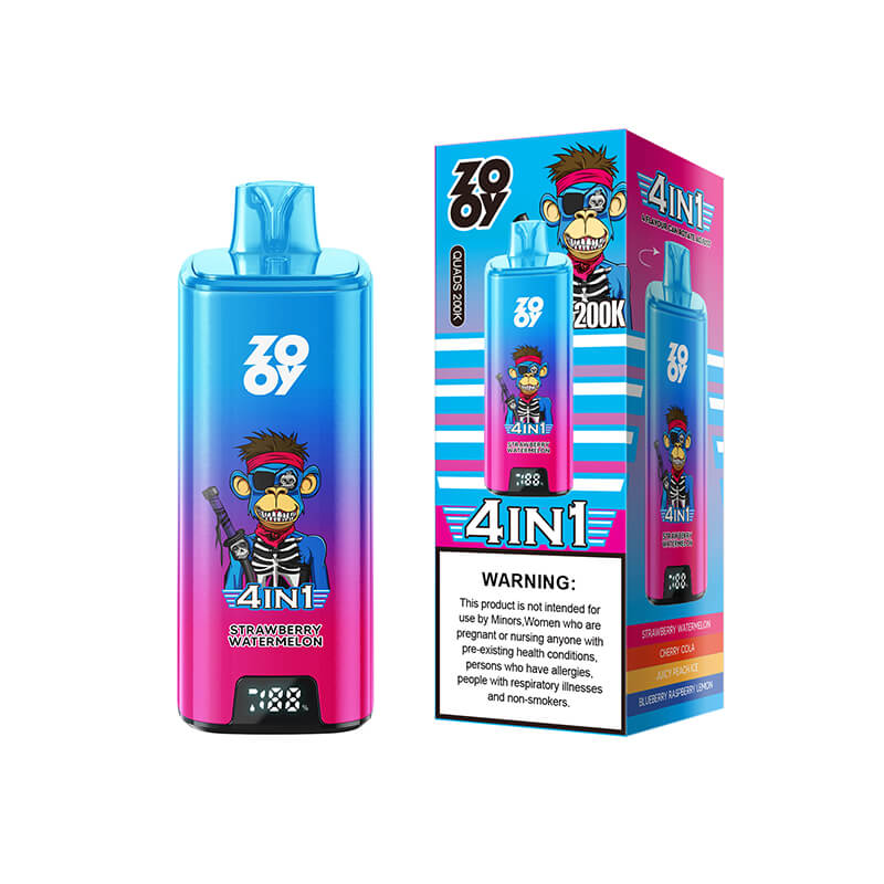 Zooy Quads 200000 Puffs 4in1 Disposable Vape