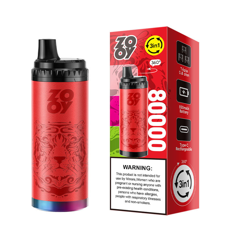 Zooy King Triple 80000 Puffs Disposable Vape