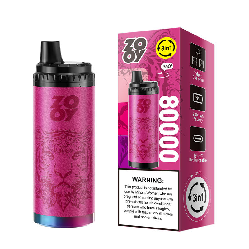 Zooy King Triple 80000 Puffs Disposable Vape