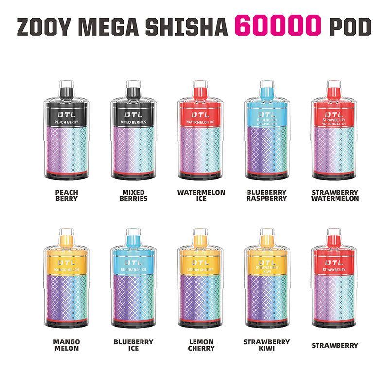 Zooy Mega Shisha 60000 Puffs Disposable Vape