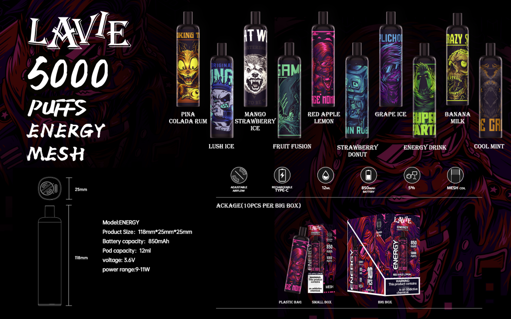 Lavie Colour Bar 5000 Puffs Disposable Vape