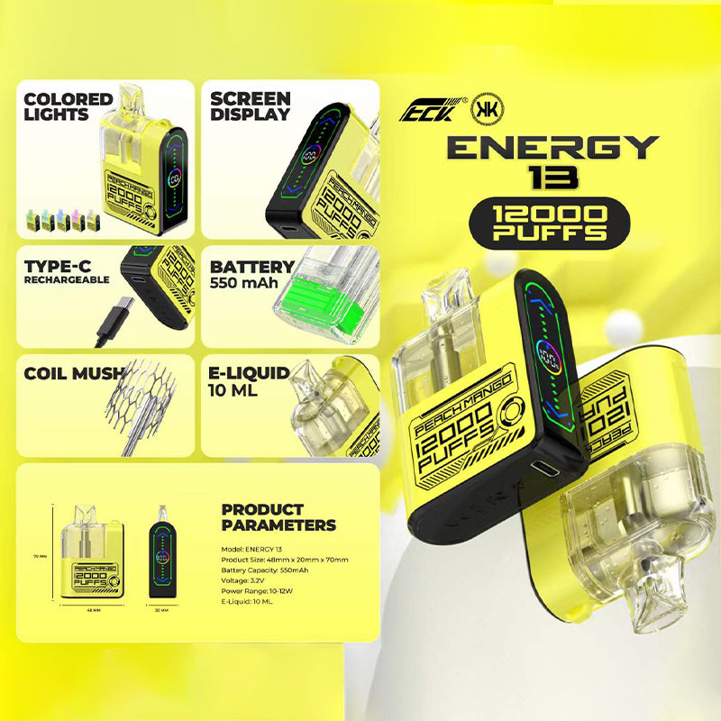 KK ENERGY 12000 Puffs Disposable Vape