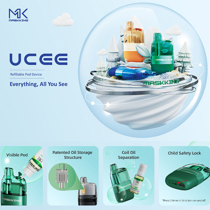 Maskking Ucee 7000 Puffs Disposable Vape