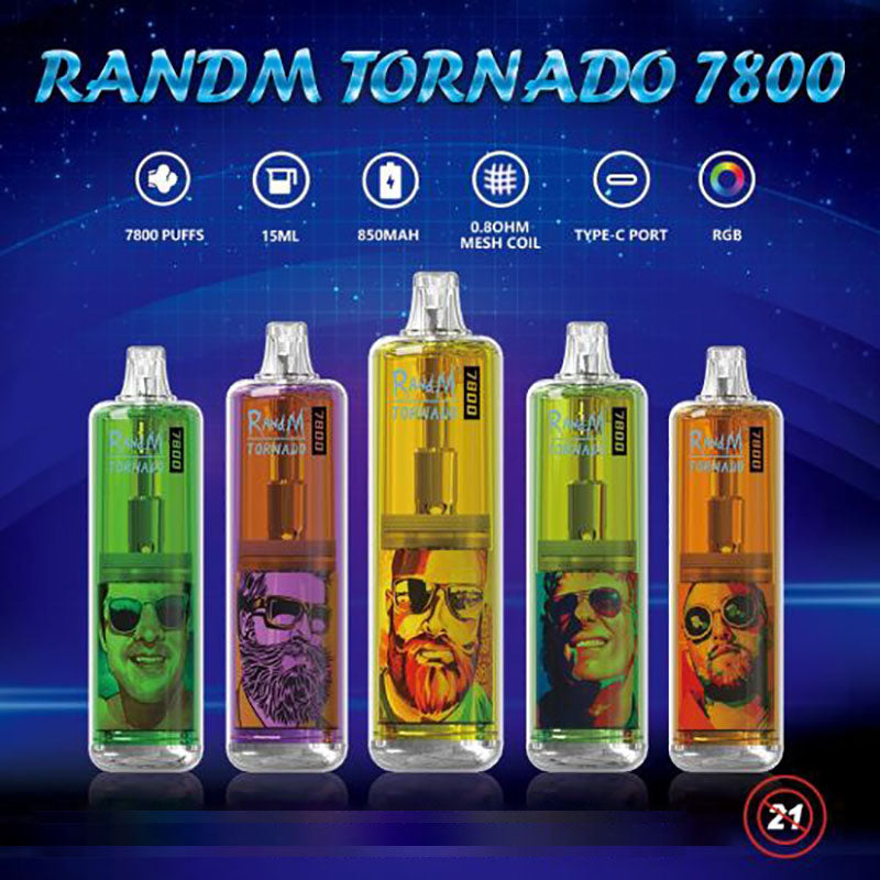 RandM Tornado 7800 Puffs Disposable Vape