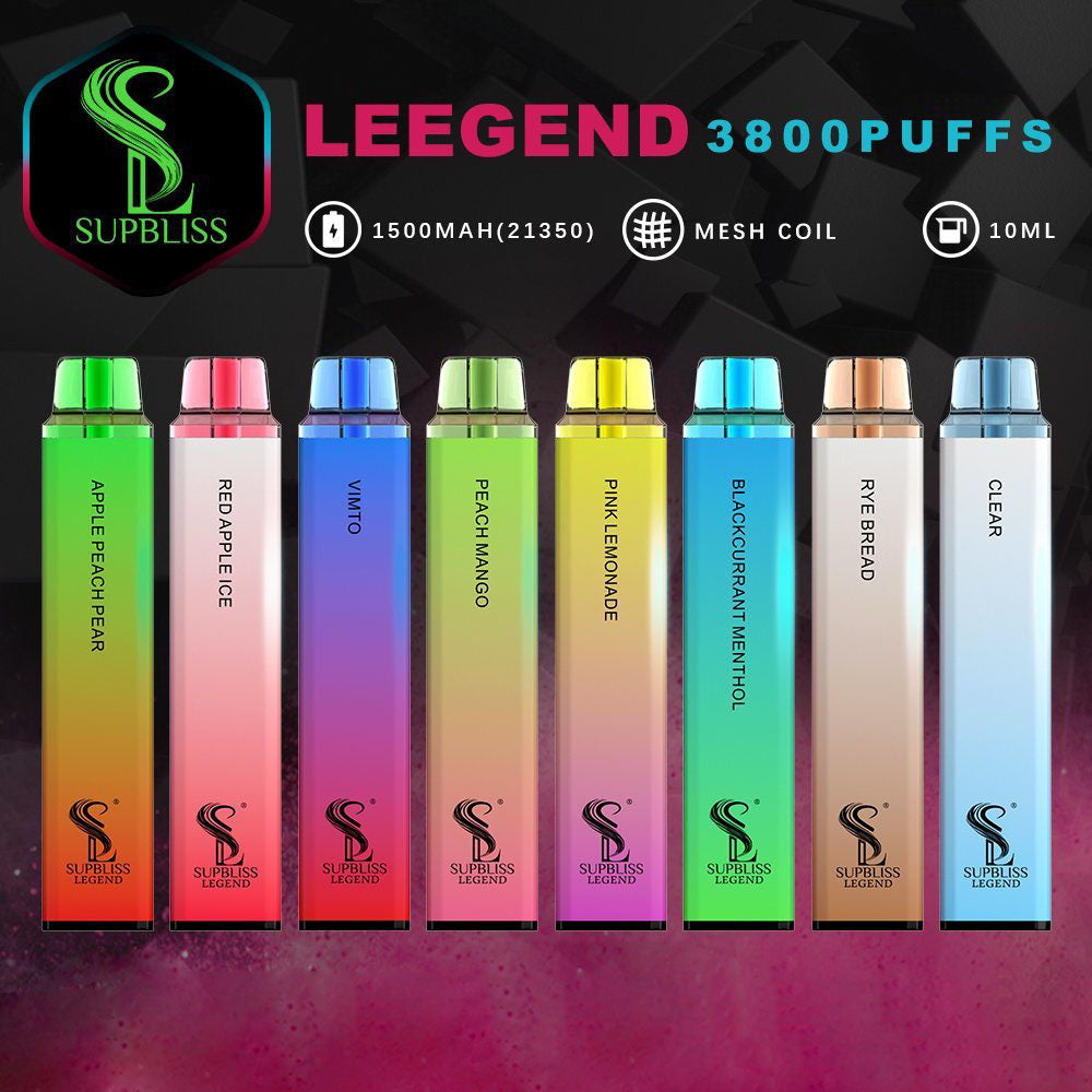 Supbliss Legend 3800 Puffs Disposable Vape