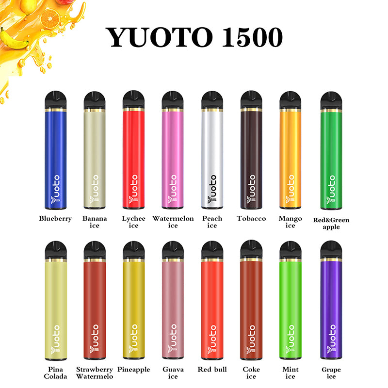 Yuoto 1500 Puffs Disposable Vape