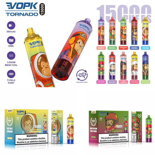 VOPK TORNADO 15000 Puffs Disposable Vape