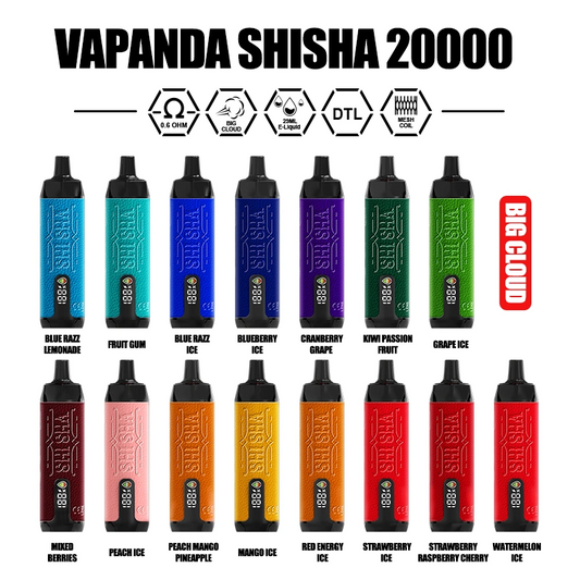 EU Warehouse Vapanda Shisha 20000 Puffs Disposable Vape