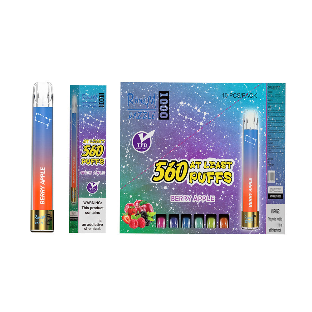 RandM dazzle TPD Version 1000 Puffs Disposable Vape