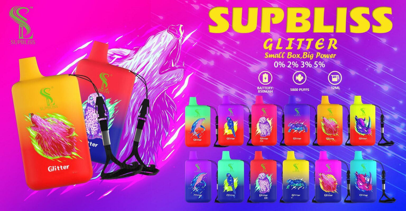 SUPBLISS Glitter 5800 Puffs Disposable Vape