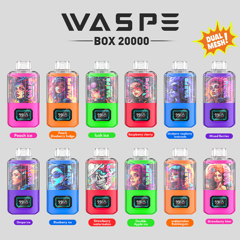 WASPE 20000 Puffs Dual Mesh Box Disposable Vape