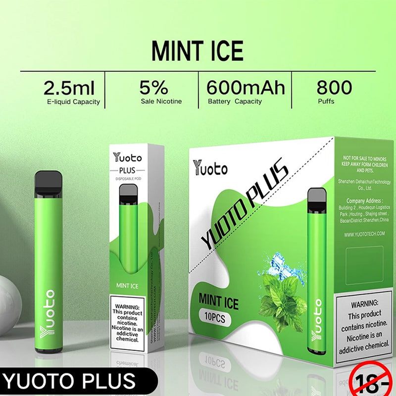 Yuoto Plus 600 Puffs Disposable Vape