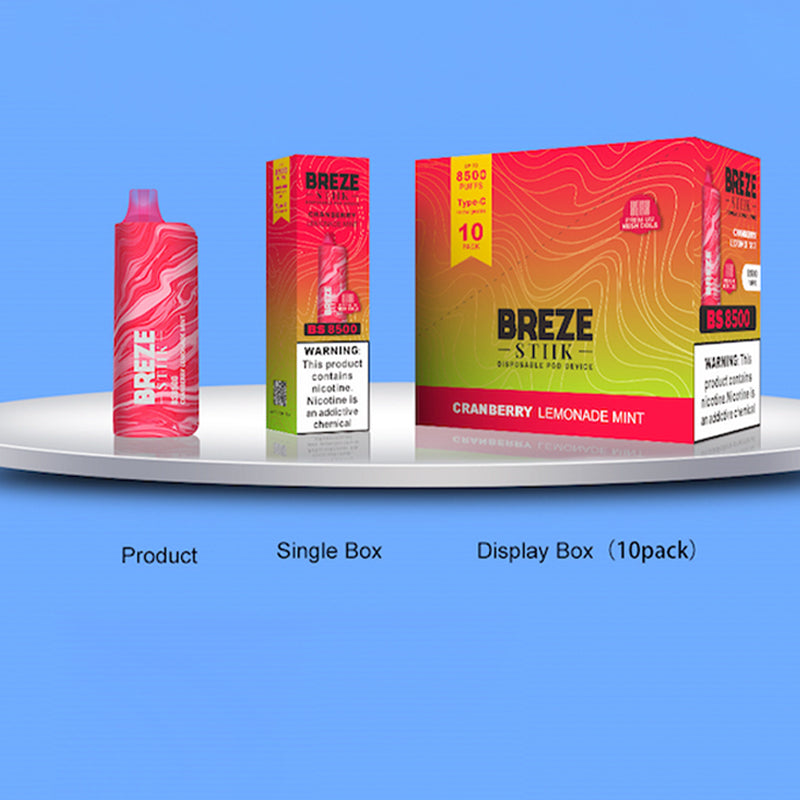 BREZE STIIK BS 8500 Puffs Disposable Vape