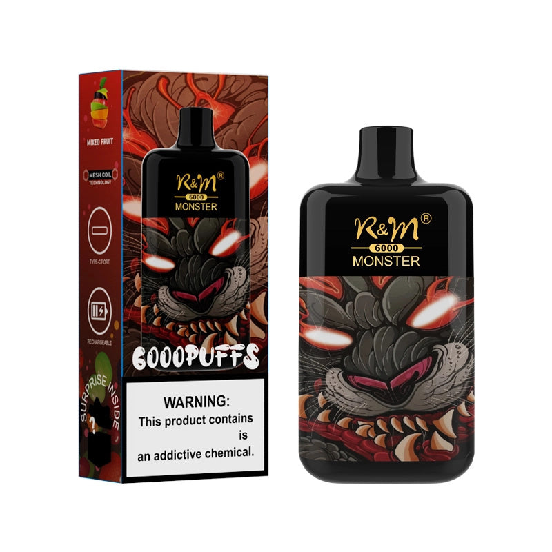 R&M  Monster 6000 Puffs Disposable Vape